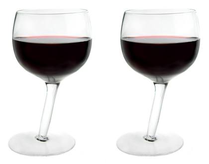 tipsy wine glasses